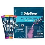 DripDrop Hydration Bold Variety Pack, Electrolyte Packets, 32 Count