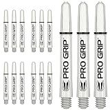 Target Darts 5 x Sets of White Pro Grip Shaft Intermediate - 15 in Total…