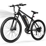 M200 Electric Bike for Adults – 21-Speed Gear 27.5" Mountain E-Bike, 1200W Peak Brushless Motor 28MPH, 48V 10.4Ah&13Ah Removable Battery, Up to 55-65 Miles Range, Step Over Commuter E-MTB, NFC Unlock