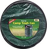 Coghlan's Pop-Up Lightweight Trash Can – Collapsible Waste Bin for Camping, RV, Outdoor Events, and Travel – Durable, Compact, and Easy to Store – 29.5 Gallon