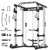 MAJOR FITNESS Drone1 Power Cage, All-in-One Home Gym with Cable Crossover, LAT Pulldown, Squat Rack & Landmine Attachment, Heavy-Duty Strength Training System for Home Gym