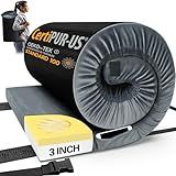 CYMULA CertiPUR-US Memory Foam Camping Mattress Pad, Portable Foam Sleeping Pad for Camping, Roll up Sleeping Mat for Adults Floor Mattress Guest Floor Bed for Sleepover, Car, Tent SUV Cot Mattress