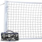 Volleyball Net Outdoor, Heavy Duty Volleyball Net for Backyard, 32 x 3 FT Professional Net with Reinforced Side Tapes for Ground Pool Sports, Portable Replacement Net for Beach (Poles Not Included)