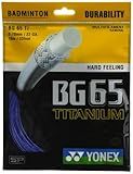 YONEX BG 65Ti Badminton String (Blue)