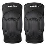 YEEKORO Knee Pads with Thickened SBR Pad Sports Knee Support Sleeve Anti-Slip Wrestling Knee Braces for Adult Teenagers Knee Protector for Pain Relief, Workout,Snowboarding,Volleyball,Soccer（1 Pair）