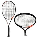 HEAD Ti. Radical Elite Tennis Racket - Pre-Strung Light Balance 27 Inch Racquet, Gray/Orange