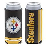 NFL Pittsburgh Steelers Slim Can Cooler, Team Colors, One Size