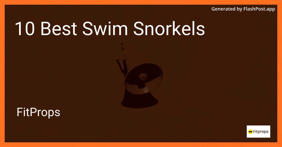 10 Best Swim Snorkels in 2025 preview
