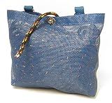 Rope Bag, Heavy Duty Mesh, Great for Boats or Shore Lines (Blue, 10" X 10" X 3")