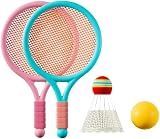 Tennis Racket Set Kids Portable Outdoor Toy 3-12yr Parent-Child