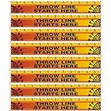 Lewtemi 2 Pcs Dart Board Throw Line Floor Sticker PVC Toe Line Marker for Dart Players Game Accessories, 23 x 3.15 Inch