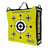 Delta McKenzie Speedbag 24" Archery Target - High Performance 475 FPS Dual-Sided Bag Target for Compound Bows & Crossbows - Field Point Compatible with Easy Arrow Removal