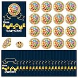 Sayglossy 30 Sets Volunteer Recognition Lapel Pins with Inspirational Card Hands That Serve Pins Employee Appreciation Gifts Bulk for Back to School Volunteer Employees Coworkers Cna Week Gifts