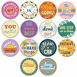 S&O Growth Mindset Stickers to Break Negative Thought Patterns - Inspiring & Encouraging Affirmation Labels - Colorful Motivational Decals - 1008 1" Inspirational Uplifting Labels - Motivating Tags