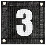 Tourna Windscreen Court Numbers - #3 Windscreen Court Numbers