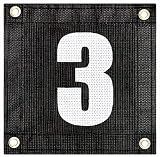 Tourna Windscreen Court Numbers - #3 Windscreen Court Numbers