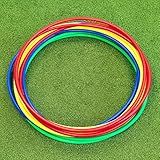 METIS Hula Hoops | 6-12 Pack | Sizes: 18in-36in | Kids & Adults (23.5 Inches, Pack of 6)