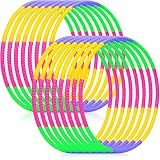 Vinsot 8 Pcs Snap Together Plastic Hoops for Kids,Multicolor