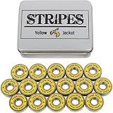 Yellow Jacket Premium Inline Skate Bearings, Roller Skate Bearings, 608, ABEC 9, Yellow Jacket (Pack of 16)