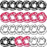 24 Pcs Cheer Scrunchie Cheer Hair Accessories Cheerleading Gifts for Cheerleading Hair Ties Cheerleading Elastics for Cheer Teams Birthday Party