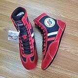 Amor est vitae essentia Wrestling Shoe Boxing Shoe Sambo Shoes Freestyle Wrestling Shoes Soft Sole EU-41, Black