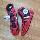 Amor est vitae essentia Wrestling Shoe Boxing Shoe Sambo Shoes Freestyle Wrestling Shoes Soft Sole EU-41, Black
