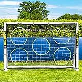 FORZA Soccer Target Sheets | Improve Your Accuracy with Our Premium Target Nets - Available on 9 Sizes (Goal Not Included) (6ft x 4ft)