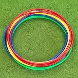 METIS Hula Hoops | 6-12 Pack | Sizes: 18in-36in | Kids & Adults (18 Inches, Pack of 6)