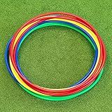 METIS Hula Hoops | 6-12 Pack | Sizes: 18in-36in | Kids & Adults (18 Inches, Pack of 6)