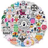 SigyoJeom 200PCS Gym Stickers, Waterproof Workout Motivation Stickers for Water Bottles Laptops Planners, Fitness & Weightlifting Vinyl Decals, Gym Gifts for Women Men