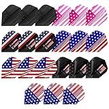 Viper Patriot Pack Dart Flights Assorted Weight Variety Pack Standard American Flag