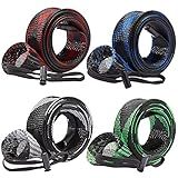 BASSDASH Casting Spinning Fishing Rod Sleeves Protective Rod Socks for Fishing Poles Up to 7-1/2ft