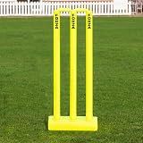 FORTRESS Plastic Cricket Stumps - Available in 3 Sizes | Ultra-Durable Plastic | for All The Family (Senior (Full Size))