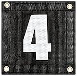 Tourna Court Numbers for Tennis or Pickleball, Numbers 1-24, Hang on Fence or Net
