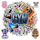 BETANAS 100 PCS Gym Stickers, Fitness Workout Motivational Weightlifting