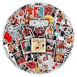 BulbaCraft Boxing Stickers for Water Bottle and Laptop - Boxing Party Favors & Decorations, Waterproof Vinyl Decals, Sport and Fighter Stickers, Gifts for Women & Men