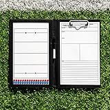 FORZA Magnetic Coaching Board | A4 Double-Sided Tactics Folder with Magnetic Markers, Pen & Eraser [13 Sport Options] (Rugby)
