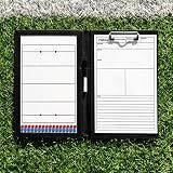 FORZA Magnetic Coaching Board | A4 Double-Sided Tactics Folder with Magnetic Markers, Pen & Eraser [13 Sport Options] (Rugby)
