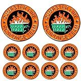10PCS Dumpster Fire Response Team Enamel Pins Bulk - Funny Office Gifts for Coworkers and Team Leaders, Sarcastic Collectible Pins for Work Events, Parties and Firefighter Appreciation