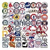 AcAliA 70 Pcs Sports Stickers,Baseball Stickers,Hydroflask Bottles Waterproof Vinyl Decals(70M)