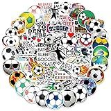 100PCS Soccer Stickers for Boys Girls Kids Teens, Vinyl Waterproof Soccer Stickers for Water Bottles, Laptops, Goodie Bag Stuffers, 2026 Soccer World Cup Party Favors
