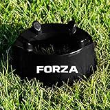 FORZA Football Placekicker Kicking Tee – Placekicker’s Aim & Accuracy Training Tool Football/Rugby | Black Plastic Football Kicking Tee | Football Kicker Training Equipment