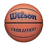 WILSON Evolution Indoor Game Basketball, Navy, Size 7 - 29.5"
