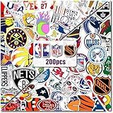 Sports Stickers for Teens 200 PCS Stickers Pack for Water Bottles Vinyl Sticker DIY Decoration for Adults Party Favor