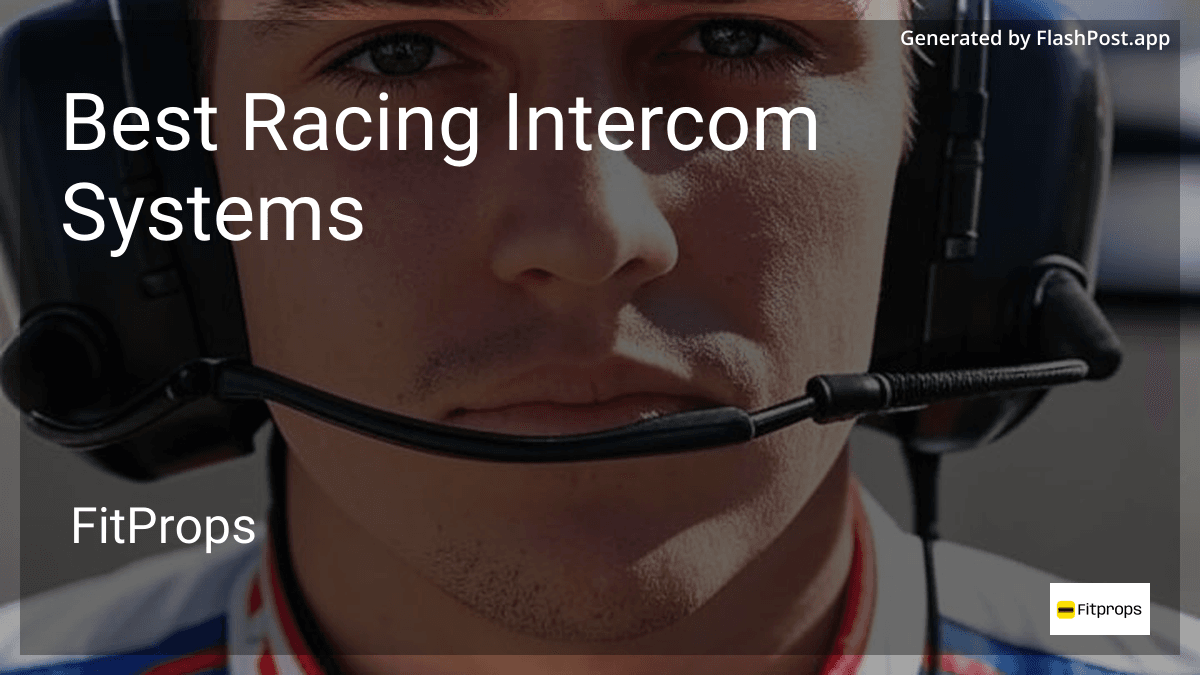 10 Best Racing Intercom Systems in July 2026