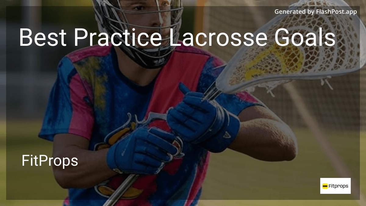10 Best Practice Lacrosse Goals in June 2026