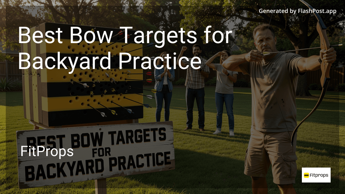 6 Best Bow Targets for Backyard Practice in July 2026