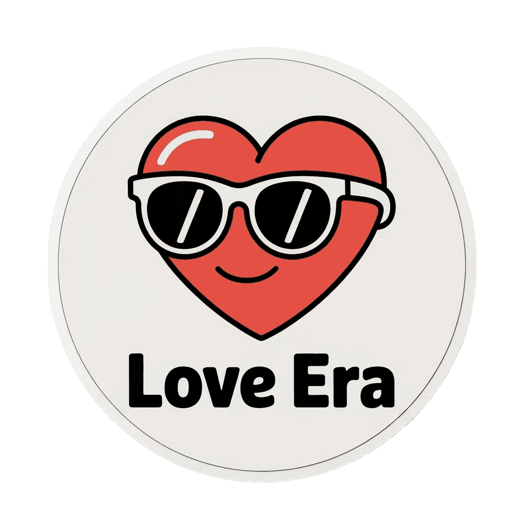 Cool Heart with Sunglasses Love Era Sticker
