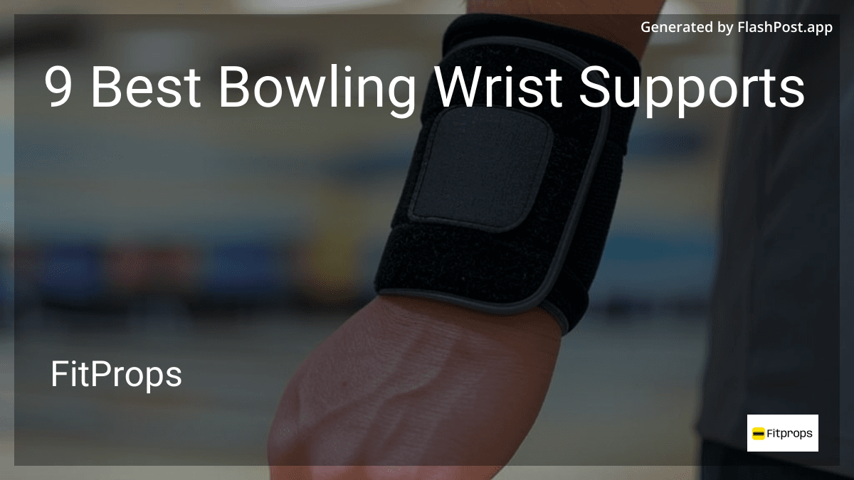 9 Best Bowling Wrist Supports in 2025 image