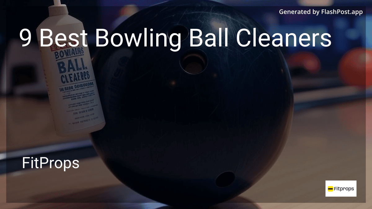 9 Best Bowling Ball Cleaners in 2025 image